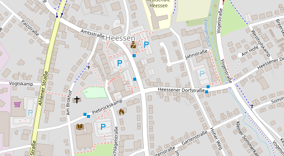 Friseur auf Satellitenbild