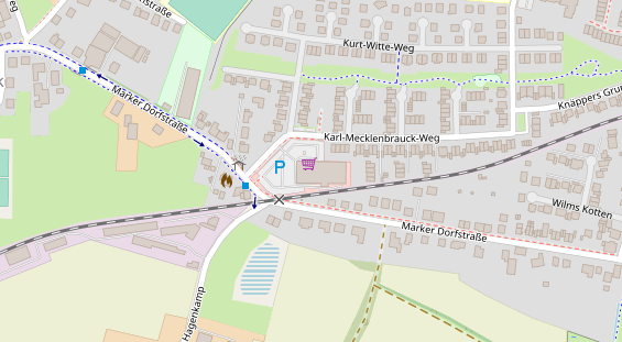 Friseur auf Satellitenbild