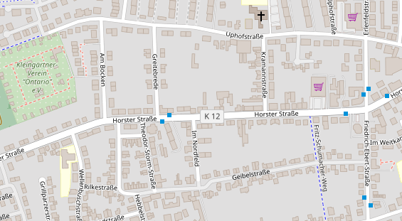 Friseur auf Satellitenbild