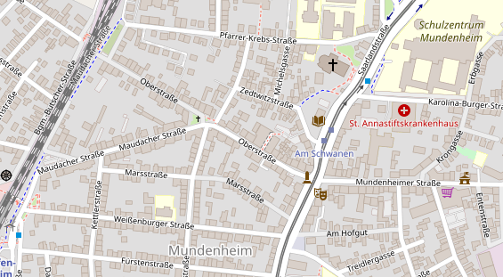 Friseur auf Satellitenbild