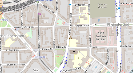 Friseur auf Satellitenbild