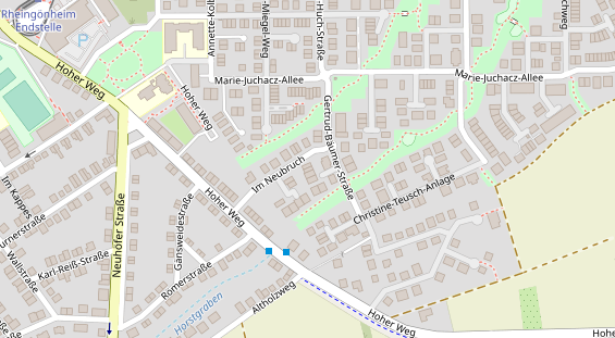 Friseur auf Satellitenbild