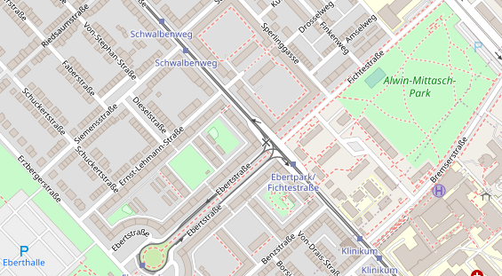 Friseur auf Satellitenbild