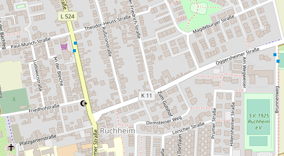 Friseur auf Satellitenbild