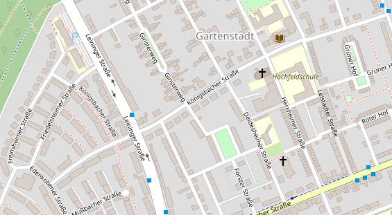 Friseur auf Satellitenbild