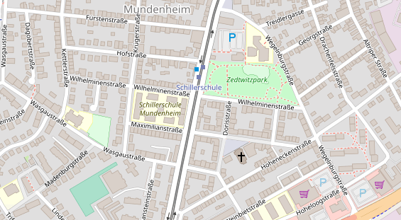 Friseur auf Satellitenbild