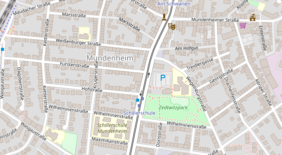 Friseur auf Satellitenbild