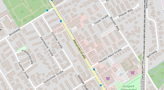 Friseur auf Satellitenbild