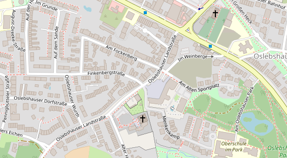 Friseur auf Satellitenbild