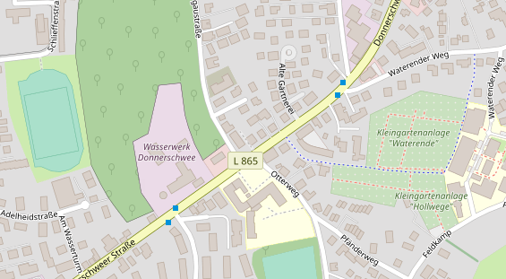 Friseur auf Satellitenbild