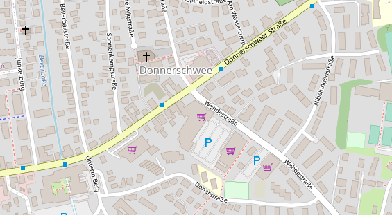 Friseur auf Satellitenbild