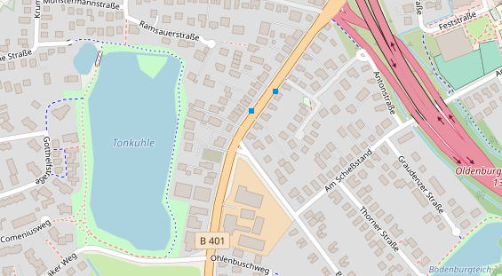 Friseur auf Satellitenbild