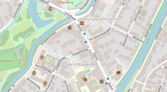 Friseur auf Satellitenbild