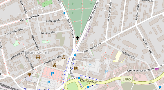 Friseur auf Satellitenbild