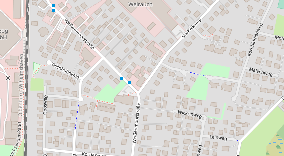 Friseur auf Satellitenbild