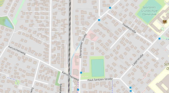 Friseur auf Satellitenbild