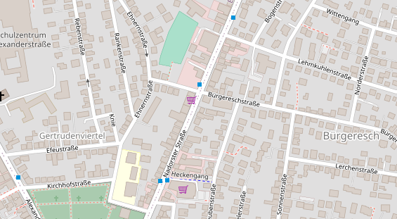 Friseur auf Satellitenbild