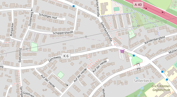 Friseur auf Satellitenbild