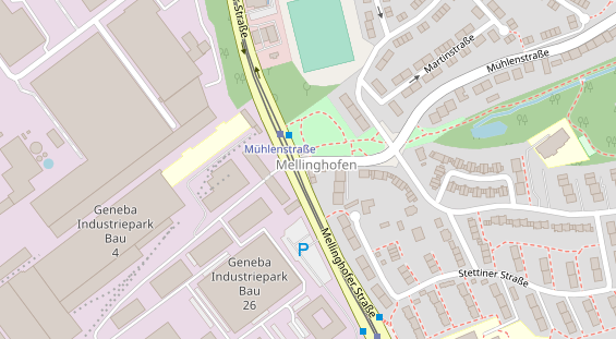 Friseur auf Satellitenbild