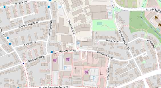 Friseur auf Satellitenbild