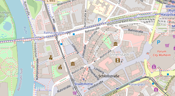 Friseur auf Satellitenbild