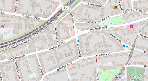 Friseur auf Satellitenbild