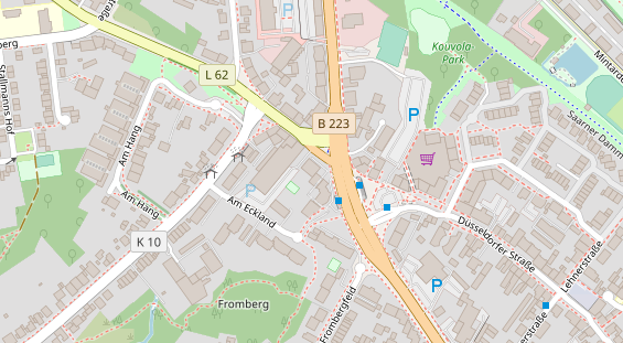 Friseur auf Satellitenbild