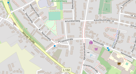 Friseur auf Satellitenbild