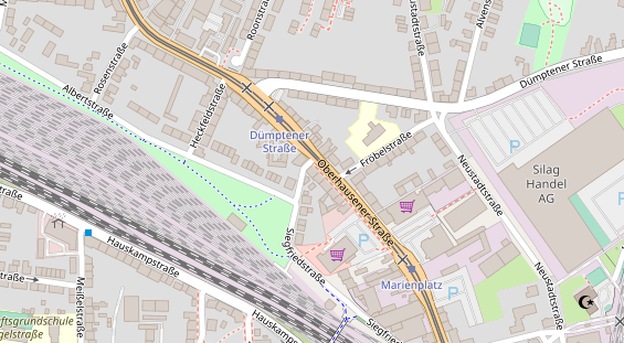 Friseur auf Satellitenbild