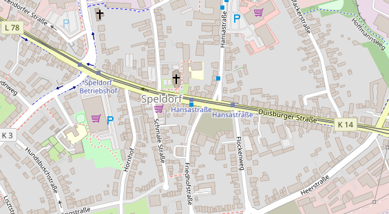 Friseur auf Satellitenbild