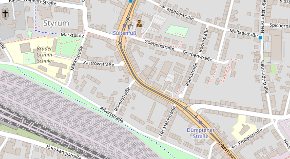 Friseur auf Satellitenbild