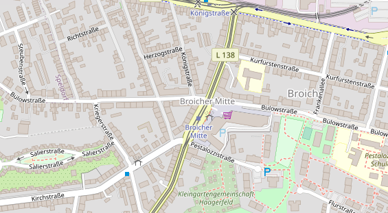 Friseur auf Satellitenbild