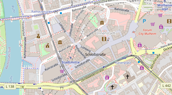 Friseur auf Satellitenbild