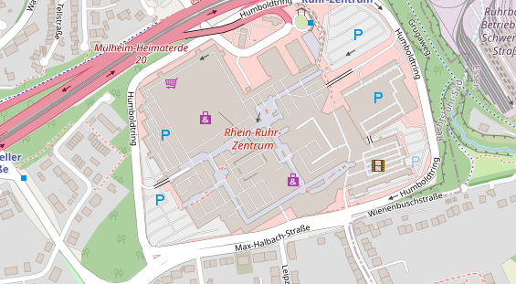 Friseur auf Satellitenbild