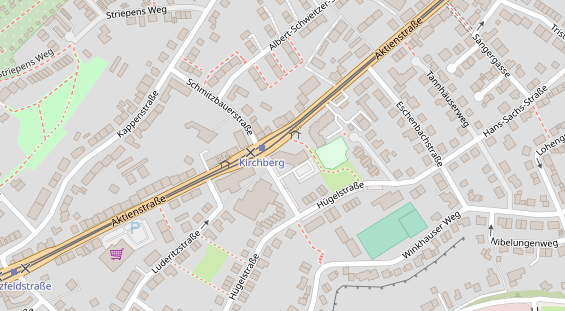 Friseur auf Satellitenbild