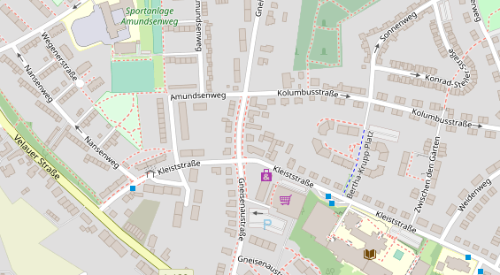 Friseur auf Satellitenbild