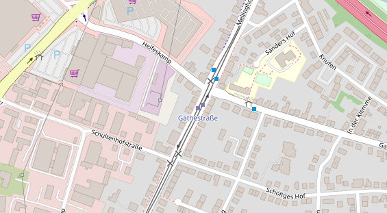 Friseur auf Satellitenbild