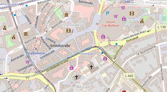 Friseur auf Satellitenbild