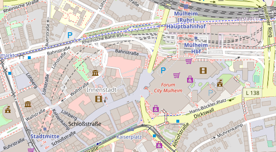 Friseur auf Satellitenbild