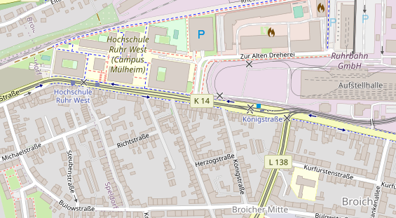 Friseur auf Satellitenbild