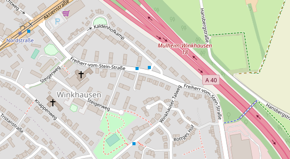 Friseur auf Satellitenbild