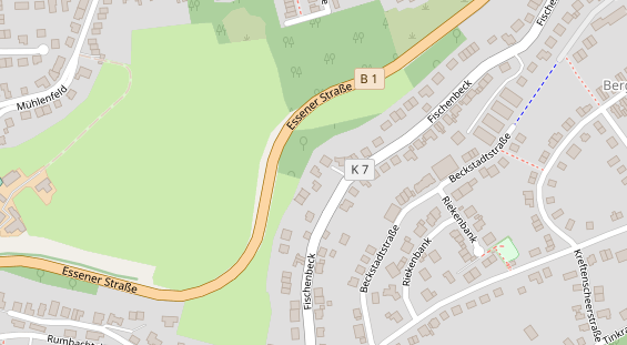 Friseur auf Satellitenbild