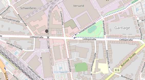 Friseur auf Satellitenbild