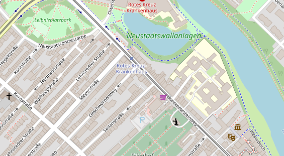 Friseur auf Satellitenbild