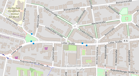 Friseur auf Satellitenbild