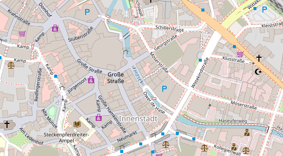 Friseur auf Satellitenbild