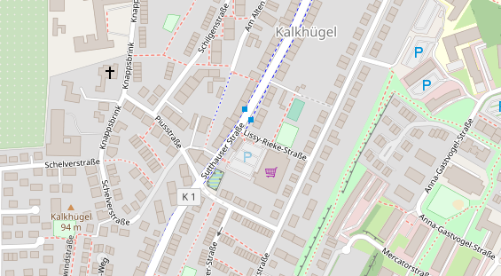 Friseur auf Satellitenbild