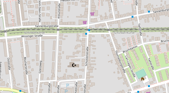 Friseur auf Satellitenbild