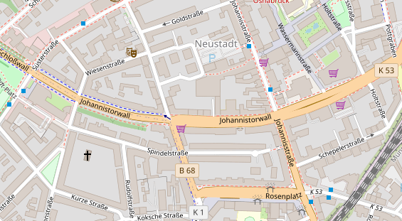 Friseur auf Satellitenbild