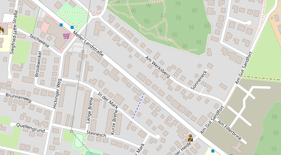 Friseur auf Satellitenbild